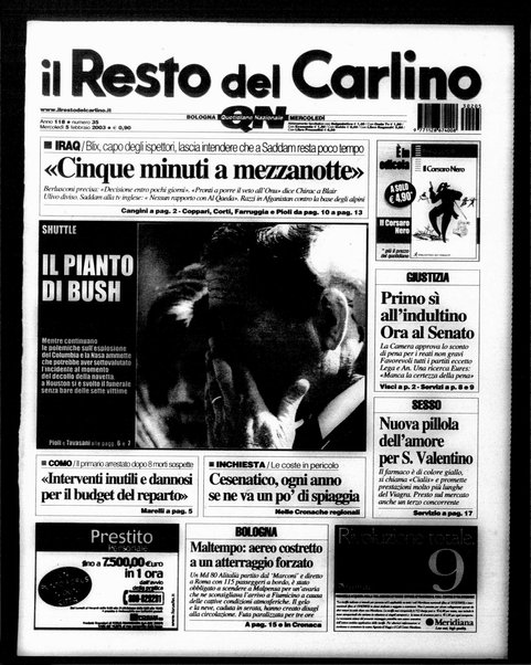 Il Resto del Carlino : giornale dell'Emilia